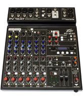 Peavey Mixer PV10 AT 10 Channel Compact Mixer with Bluetooth and Antares® Auto-Tune